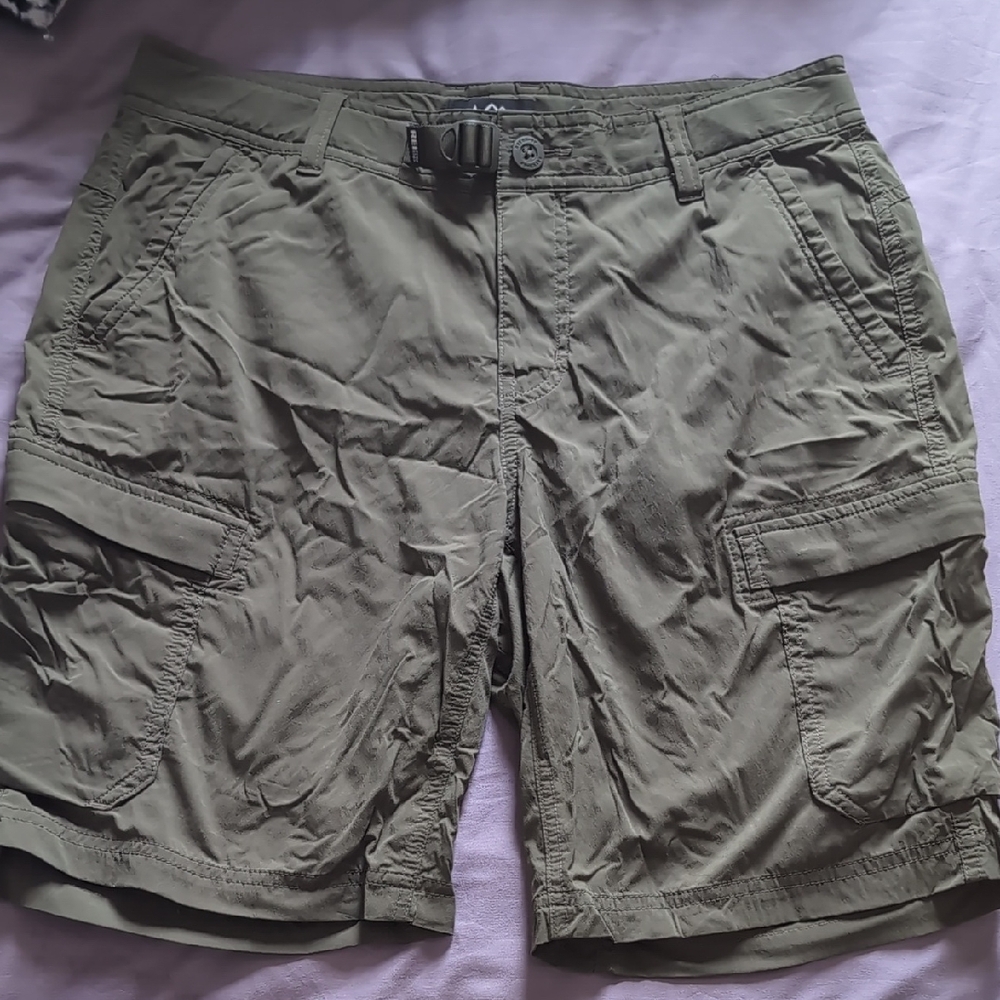 Olive Green Women's Cargo Shorts